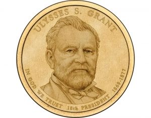Комплект фини монети "The 18th President" USA, 2011 г., 2 броя