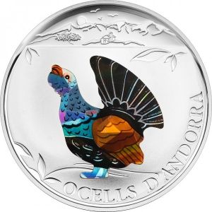 Фина монета “Глухар” Andorra 2012г.