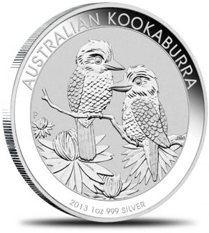 Сребърна монета ” Австралийска Кукабура ” 2013г.