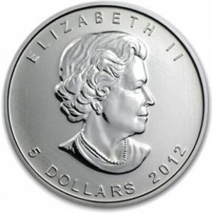 Сребърна монета "Canada Maple Leaf" Canada, 2012 г.