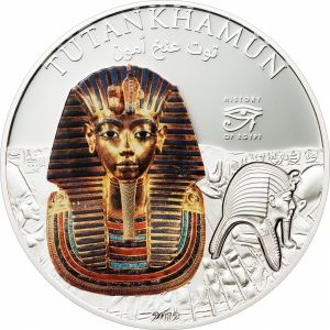 Фина монета "Tutankhamun" Cook Islands, 2012 г.