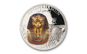 Фина монета "Tutankhamun" Cook Islands, 2012 г.