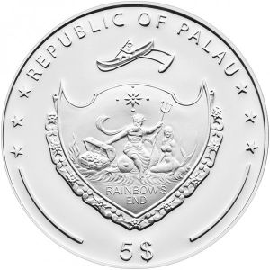 Сребърна монета ” Любимото ми мече ” Palau 2012г.