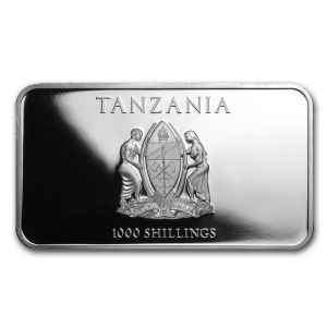 Сребърна монета " Трите мъдри маймуни " Tanzania 2014г.