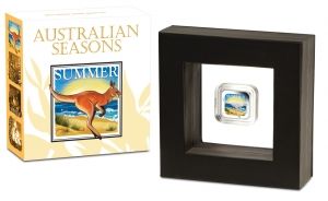 Сребърна монета серия "Австралийски сезони- Лято " Australia 2013г.